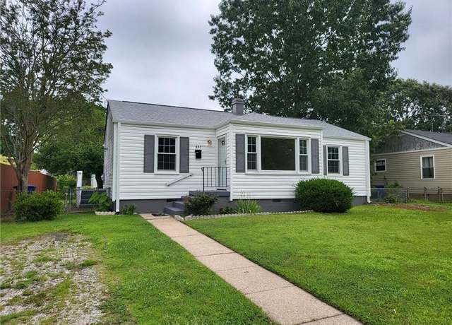 Property at 631 Willow Dr, Newport News, VA 23605, 3 beds, 1 bath