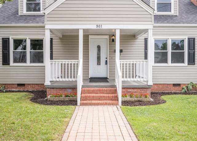 Property at 961 Hugo St, Norfolk, VA 23513, 3 beds, 3 baths