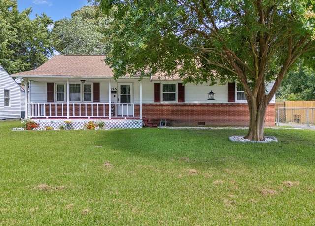 Property at 216 Patrician Dr, Hampton, VA 23666, 2 beds, 2 baths