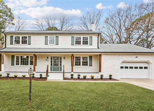 Property at 20 Westover Dr, Poquoson, VA 23662, 5 beds, 3.5 baths