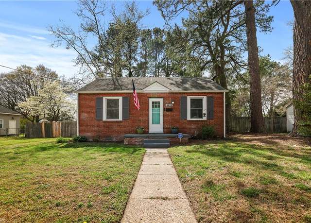 Property at 4815 Vick St, Portsmouth, VA 23701, 2 beds, 1 bath