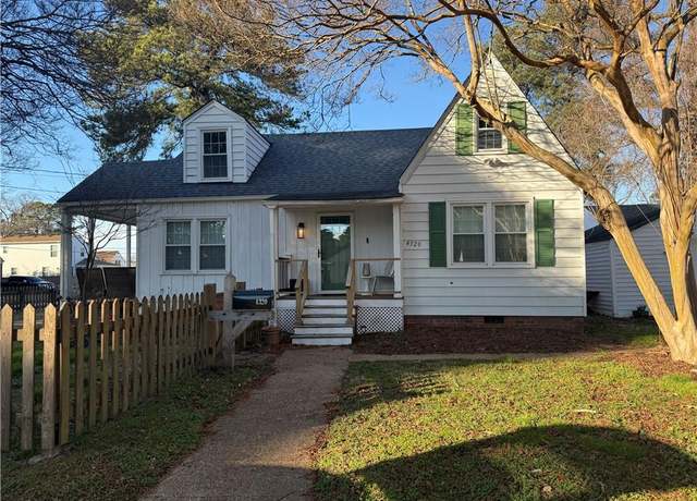 Property at 4320 Race St, Portsmouth, VA 23707, 4 beds, 1 bath