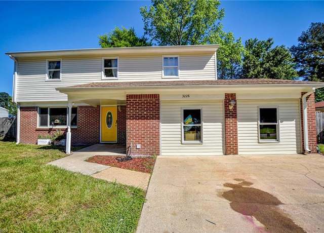 Property at 3228 Sir Meliot Dr, Chesapeake, VA 23323, 4 beds, 2.5 baths