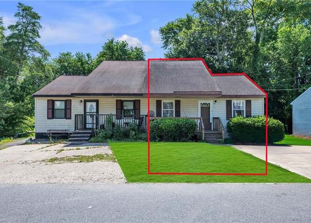 Property at 102 Diamond Ave Unit D, Chesapeake, VA 23323, 2 beds, 1 bath