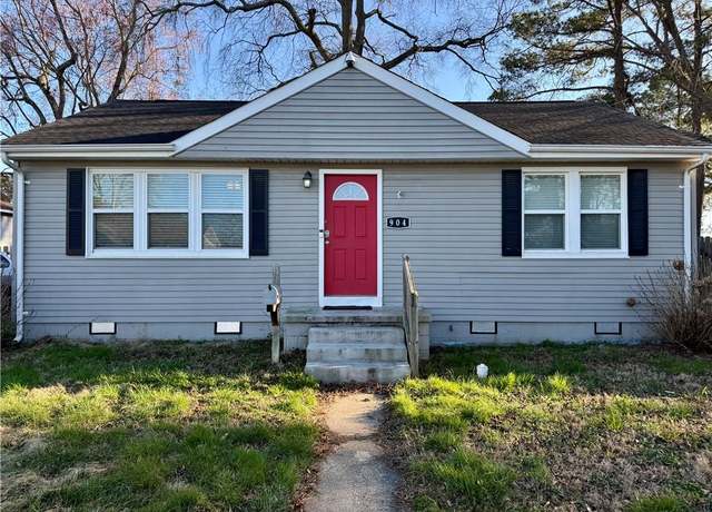 Property at 904 Avalon Ave, Chesapeake, VA 23324, 3 beds, 1 bath