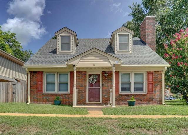 Property at 16 Dawn Ln, Hampton, VA 23666, 2 beds, 2.5 baths