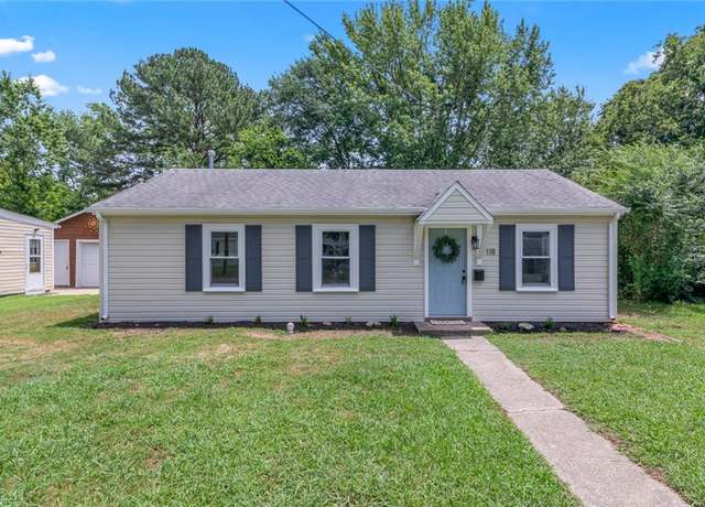 Property at 118 Peachtree Ln, Hampton, VA 23669, 4 beds, 1 bath