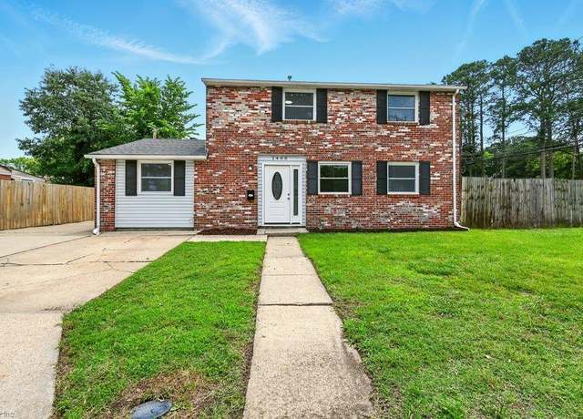 Property at 1400 Brackin Ct, Hampton, VA 23663, 5 beds, 2.5 baths