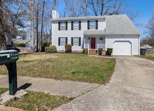 Property at 4 Dunn Circle Cir, Hampton, VA 23666, 4 beds, 2.5 baths