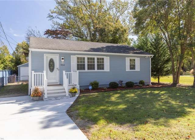 Property at 904 Oaklette Ave, Chesapeake, VA 23325, 3 beds, 1 bath