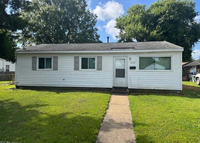 Property at 1802 Moger Dr, Hampton, VA 23663, 3 beds, 1 bath
