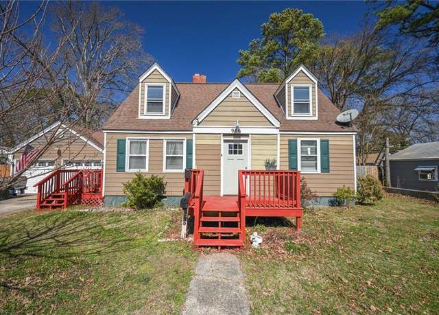 Property at 966 Lena St, Norfolk, VA 23518, 4 beds, 2 baths