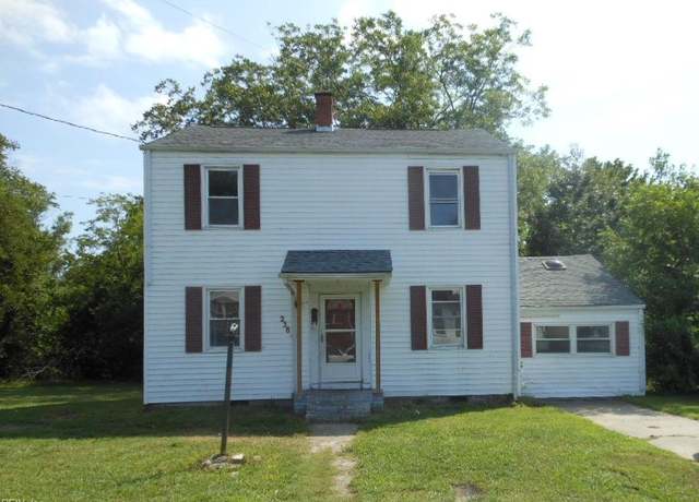 Property at 238 Pochin Pl, Hampton, VA 23661, 3 beds, 2 baths