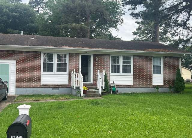 Property at 1113 E Jamal Ln, Portsmouth, VA 23701, 3 beds, 1 bath