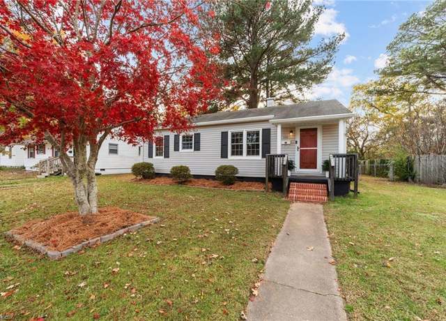 Property at 112 Hickory Hill Rd, Hampton, VA 23666, 3 beds, 1 bath