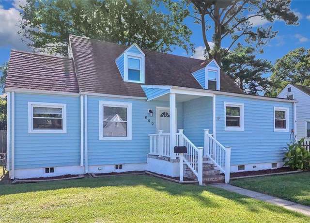 Property at 640 Lanier Cres, Portsmouth, VA 23707, 3 beds, 2 baths