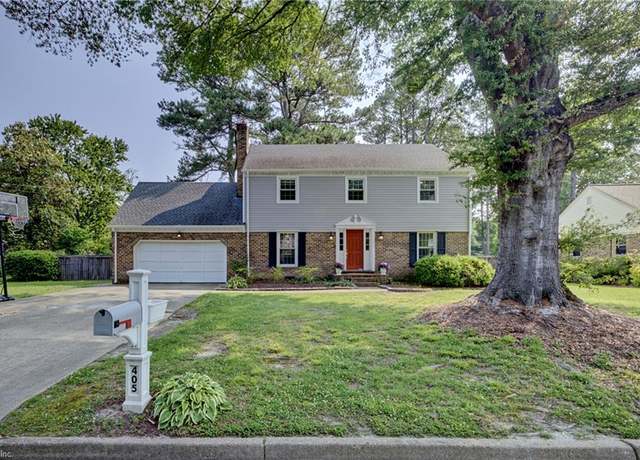 Property at 405 Bartell Dr, Chesapeake, VA 23322, 5 beds, 2.5 baths