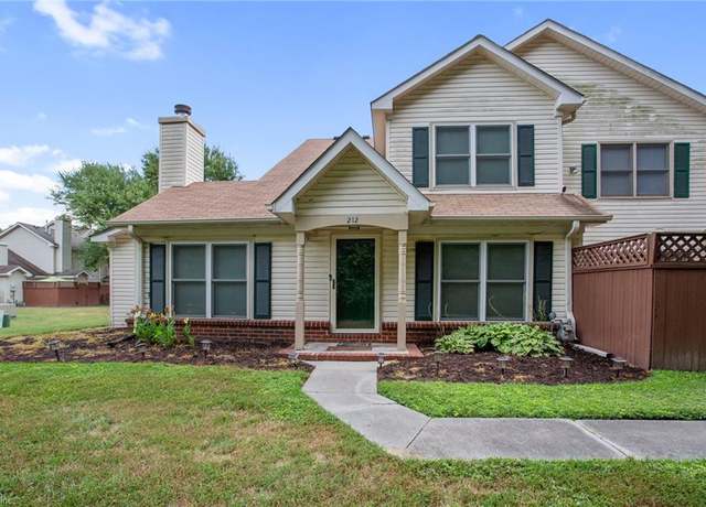 Property at 212 Burman Wood Dr, Hampton, VA 23666, 2 beds, 2.5 baths