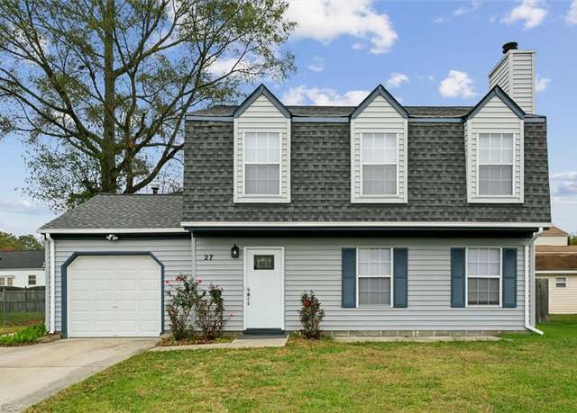 Property at 27 Harrogate Ln, Hampton, VA 23666, 3 beds, 2.5 baths