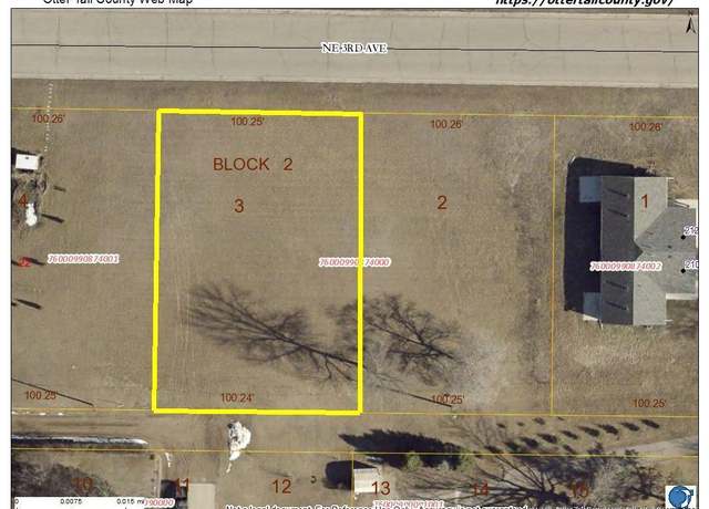 Property at TBD (Lot 3) NE 3rd Ave, Pelican Rapids, MN 56572