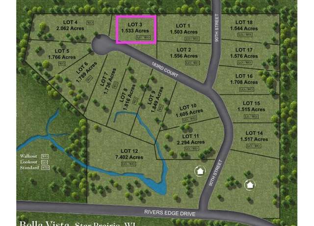 Property at 878 183rd Ct, Star Prairie Twp, WI 54017