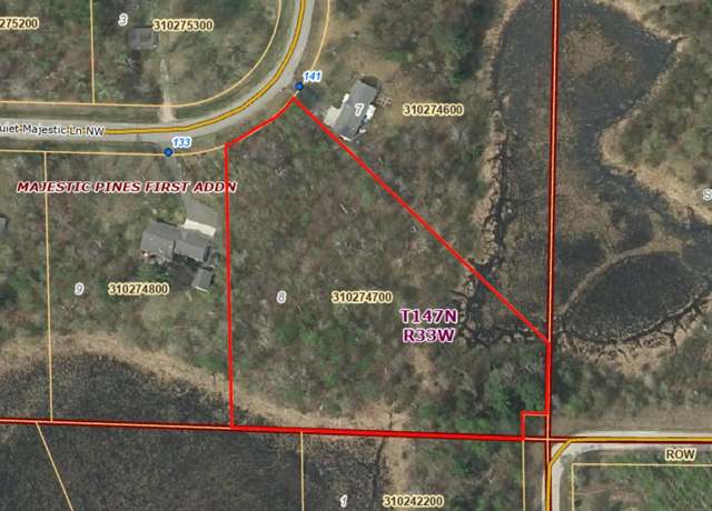 Property at TBD Quiet Majestic Ln NW, Bemidji, MN 56601