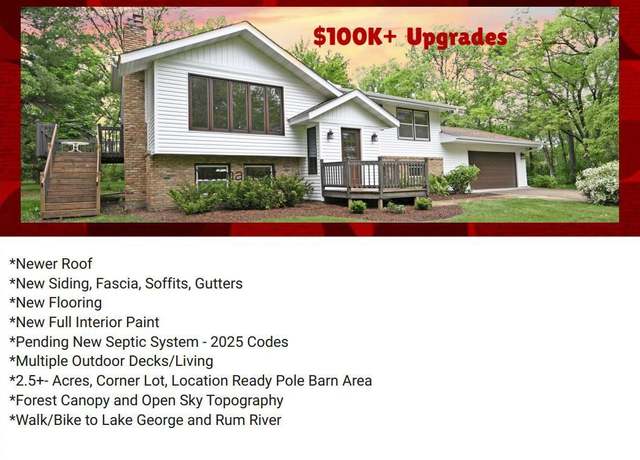 Property at 21414 Tulip St NW, Oak Grove, MN 55303, 5 beds, 3 baths