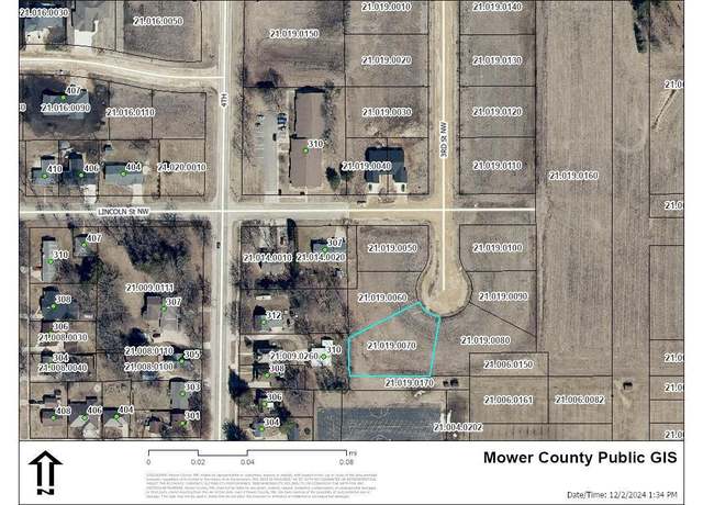 Property at 307 3rd St NW, Adams, MN 55909