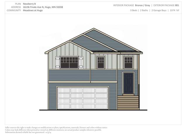 Property at 16136 Finale Ave N, Hugo, MN 55038, 3 beds, 2 baths