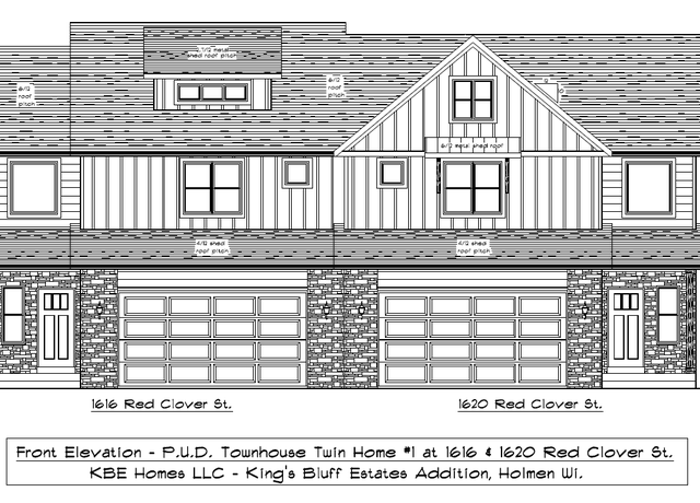 Property at 1616 Red Clover St, Holmen, WI 54636, 3 beds, 3 baths
