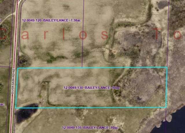 Property at Lot 3 Buckskin Rd NE, Carlos, MN 56319