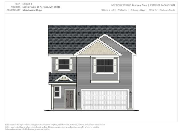 Property at 15941 Finale Ct N, Hugo, MN 55038, 3 beds, 3 baths