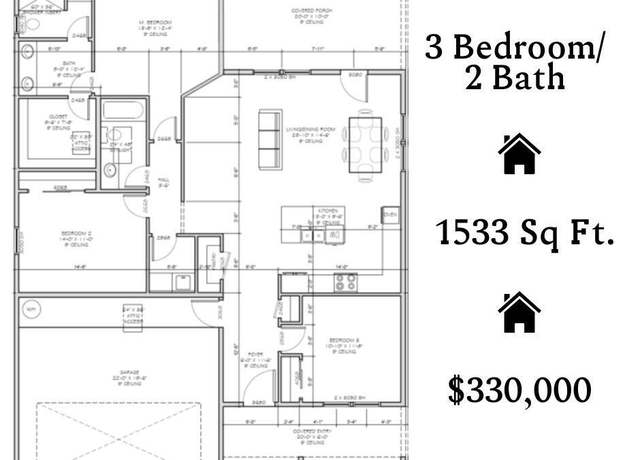 Property at 2926 W Joshua Dr, Thatcher, AZ 85552, 3 beds, 2 baths