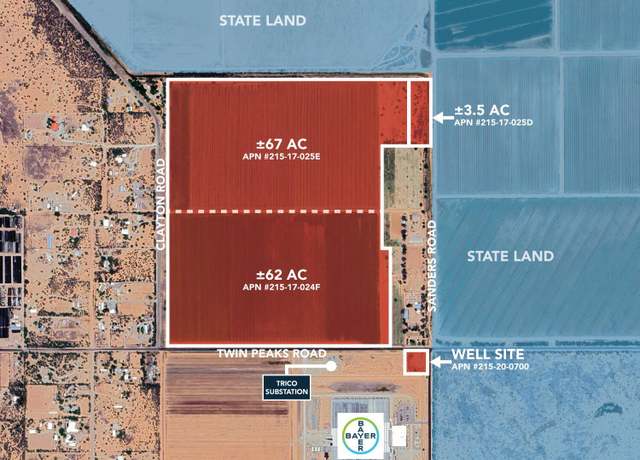 Property at +/135acres W Twin Peaks Rd, Marana, AZ 85653