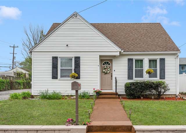 Property at 4 Freemont St, West Warwick, RI 02893, 3 beds, 1.5 baths