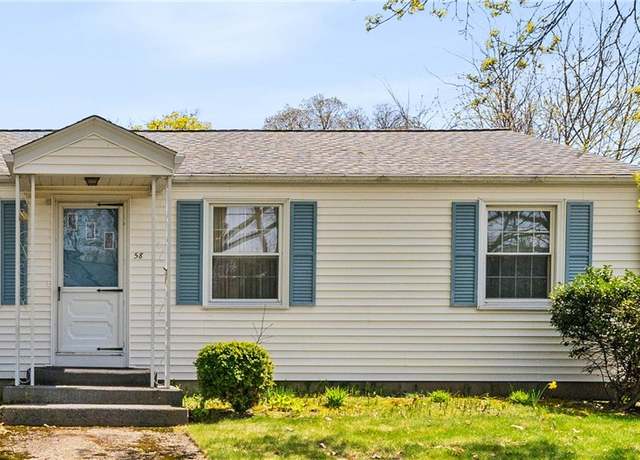 Property at 58 Canna St, Warwick, RI 02888, 2 beds, 1 bath