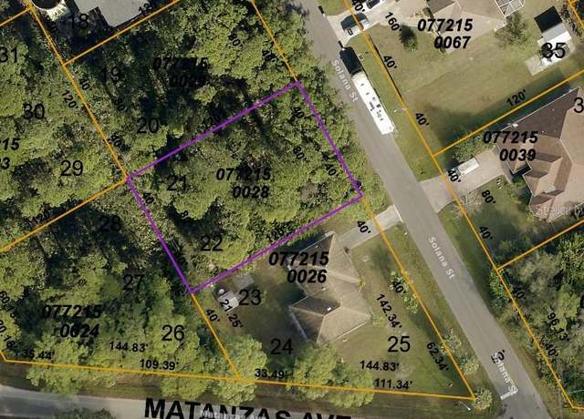 Property at LOT 21 & 22 Solana St, North Port, FL 34287