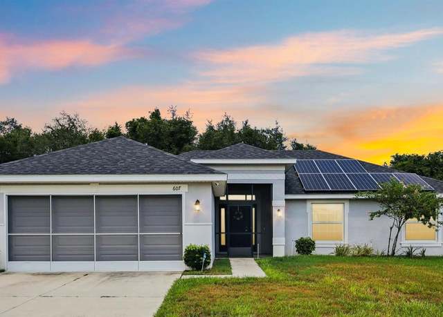 Property at 607 Bradley Way, Fruitland Park, FL 34731, 4 beds, 2 baths
