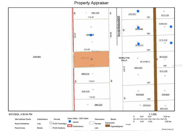 Property at 123 Peach Orchard Rd, Pomona Park, FL 32181
