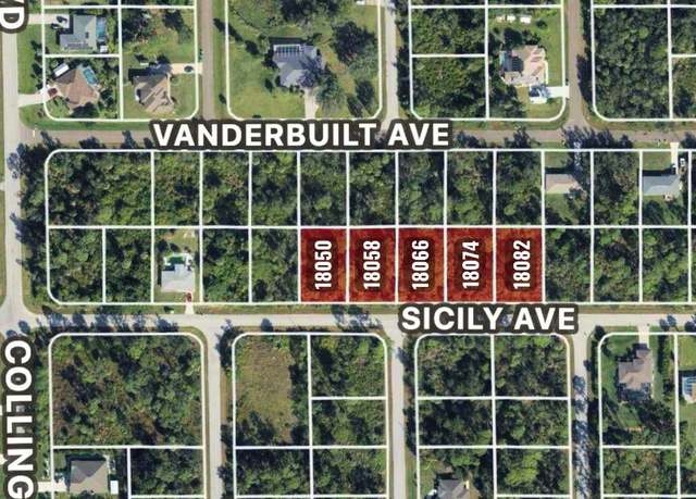Property at 18082/50/58/66/74 Sicily Ave, Port Charlotte, FL 33948