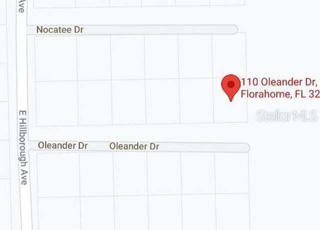 Property at 110 Oleander Dr, Florahome, FL 32140