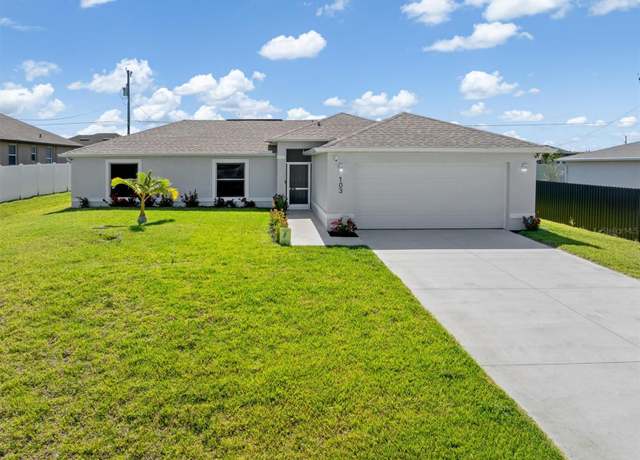 Property at 103 NW 13th Pl, Cape Coral, FL 33993, 3 beds, 2 baths