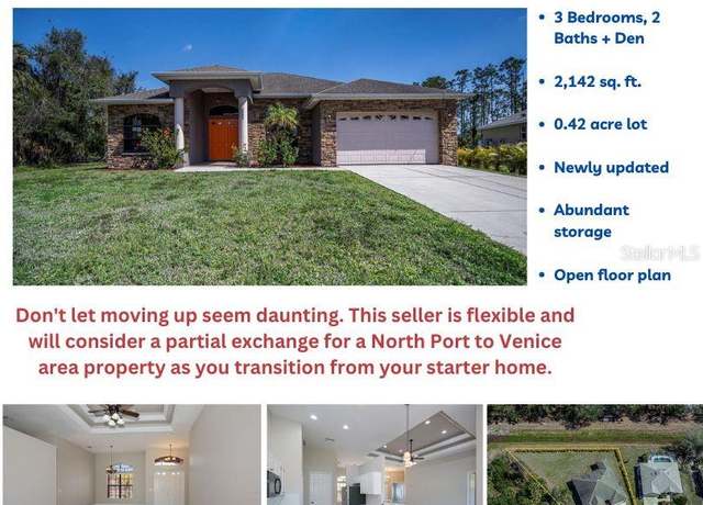 Property at 3284 Newmark St, North Port, FL 34291, 3 beds, 2 baths