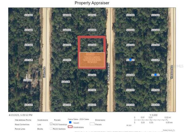 Property at 0 Del Monaco Ave, Interlachen, FL 32148