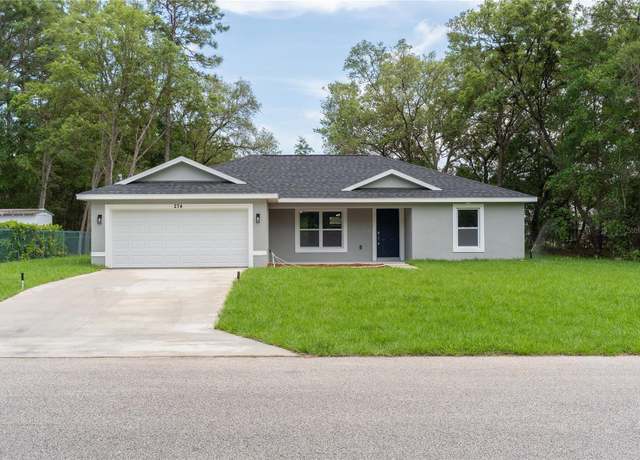 Property at 274 W Bolero Pl, Citrus Springs, FL 34434, 3 beds, 2 baths