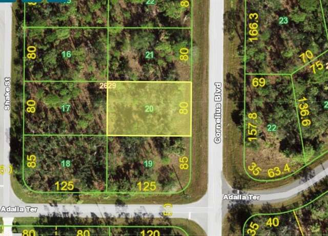 Property at 1355 Cornelius Blvd, Port Charlotte, FL 33953