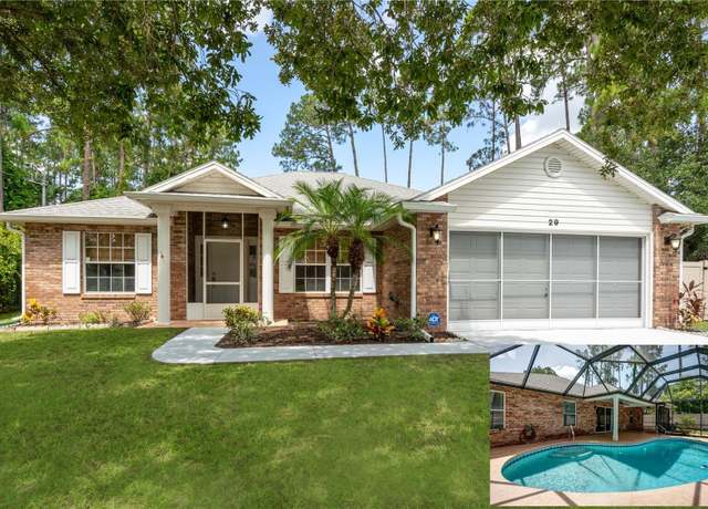 Property at 29 Rybark Ln, Palm Coast, FL 32164, 3 beds, 2 baths