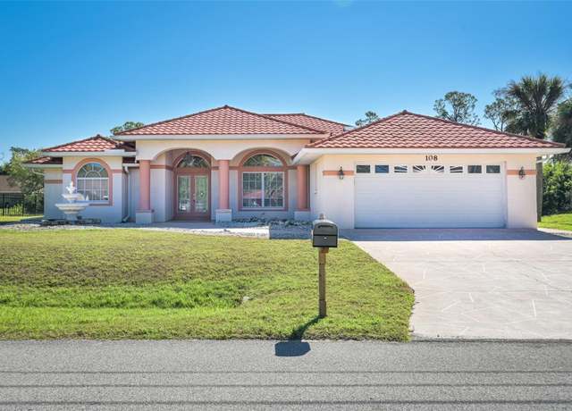 Property at 108 Mccabe St, Port Charlotte, FL 33953, 3 beds, 2 baths