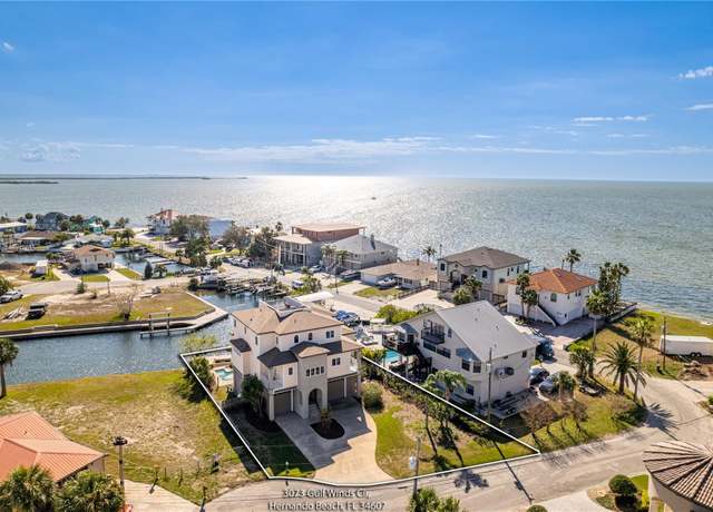 Property at 3073 Gulf Winds Cir, Hernando Beach, FL 34607, 3 beds, 3.5 baths