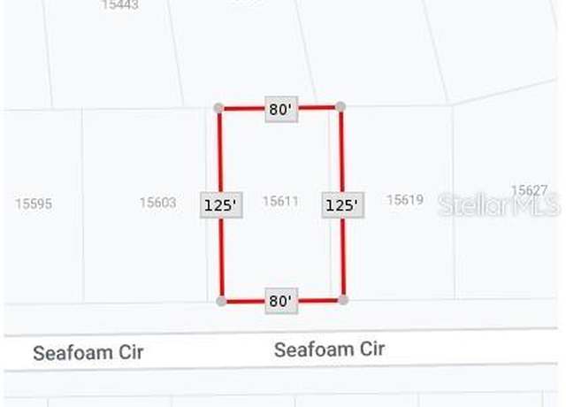 Property at 15611 Seafoam Cir, Port Charlotte, FL 33981